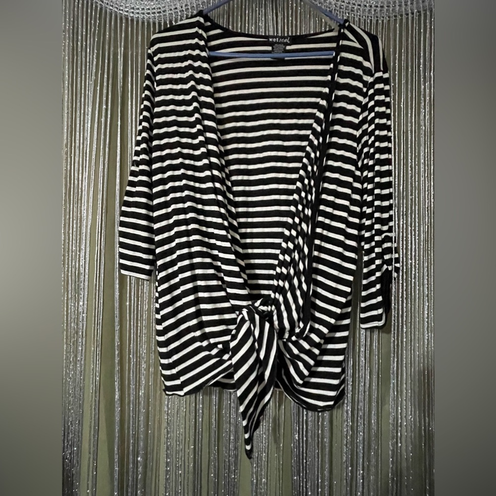 Black and White Duster